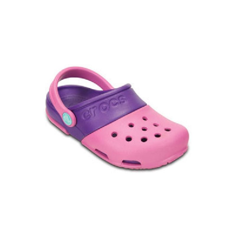 Crocs Kids Electro II Clog Party Pink/Neon Purple UK 13 EUR 30-31 US C13 (15608-6CP)